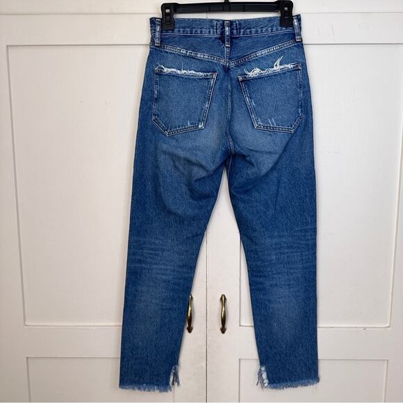 Agolde Jamie Straight Jean In Lowdown 24 - Picture 6 of 7